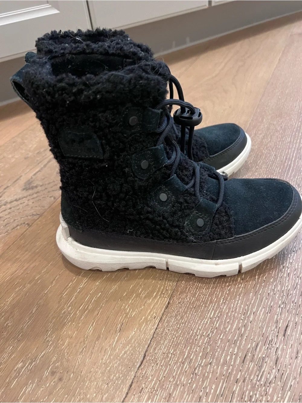 Sorel Black Faux-Fur Lined Bootie